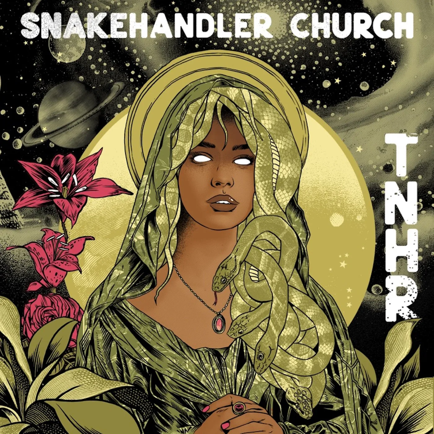 Official album cover art for the release Top Notch Heavy Rock by Snakehandler Church