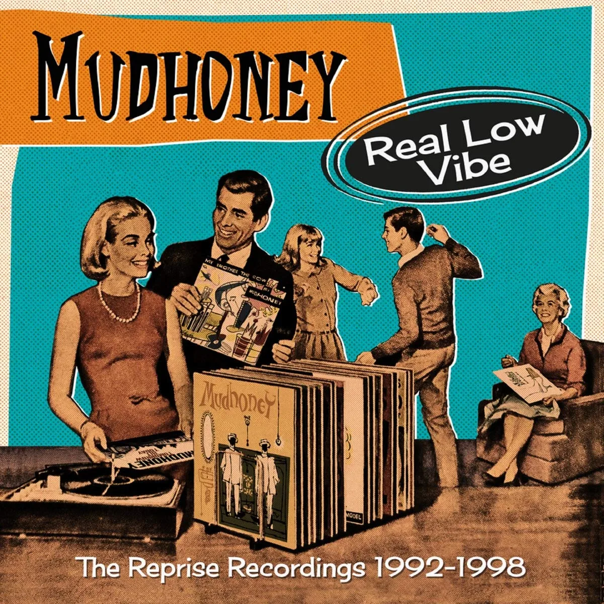 Suck You Dry song track artwork featured on the album Real Low Vibe – The Reprise Recordings 1992-1998 by Mudhoney