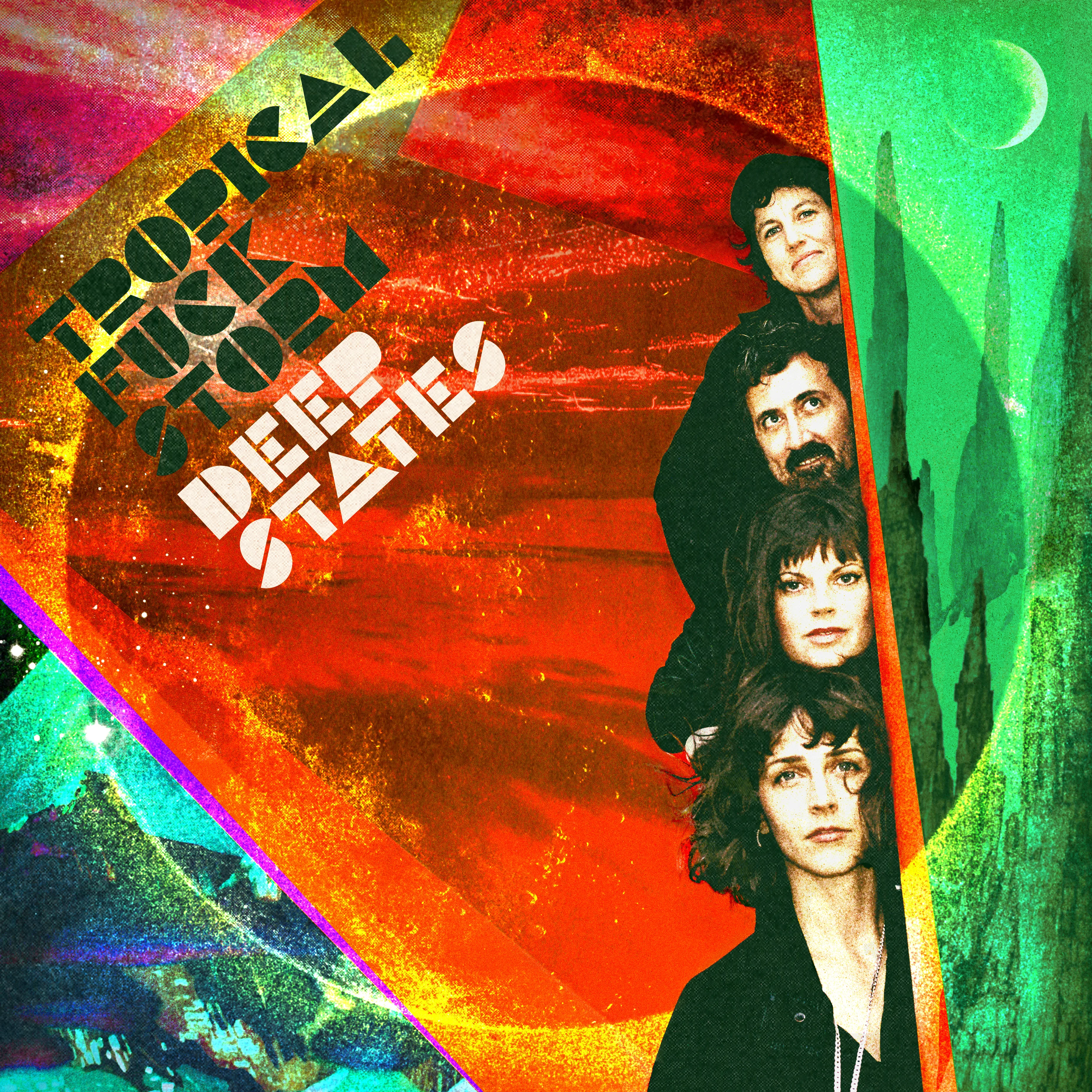 Official album cover art for the release Deep States by Tropical Fuck Storm