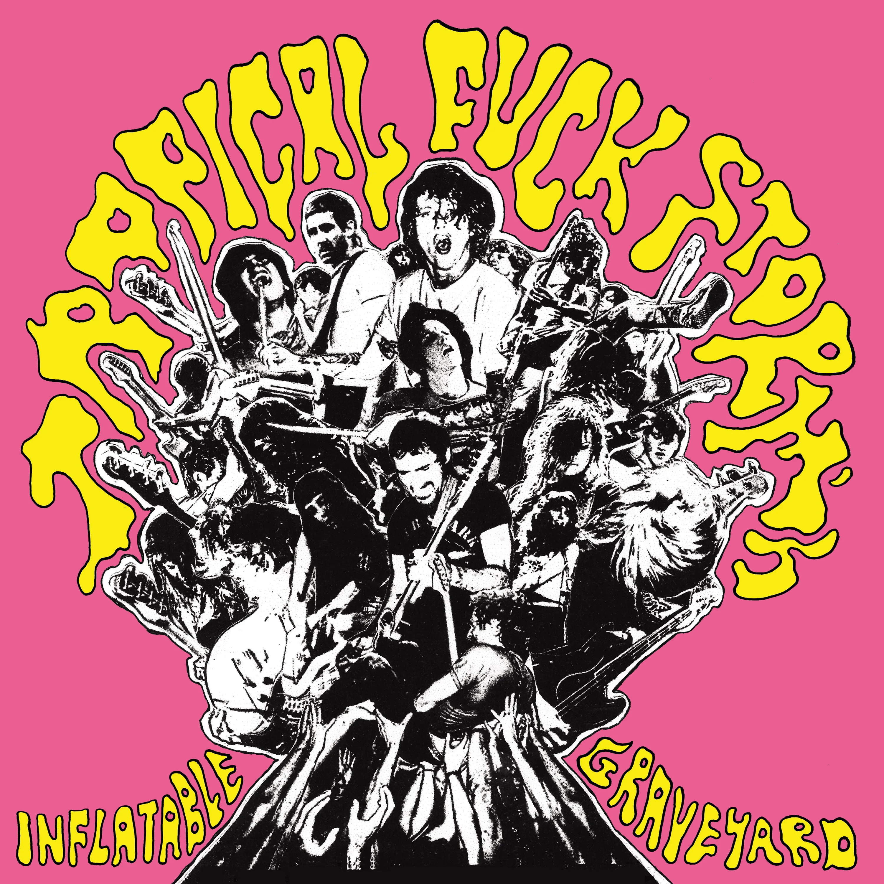 Official album cover art for the release Tropical Fuck Storm’s Inflatable Graveyard by Tropical Fuck Storm