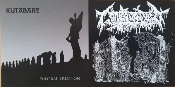 Official album cover art for the release Death Sick / Funeral Erection by Contaminated