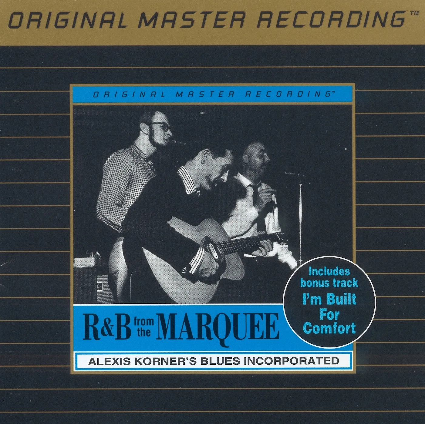 Official album cover art for the release R&B From the Marquee by Alexis Korner’s Blues Incorporated
