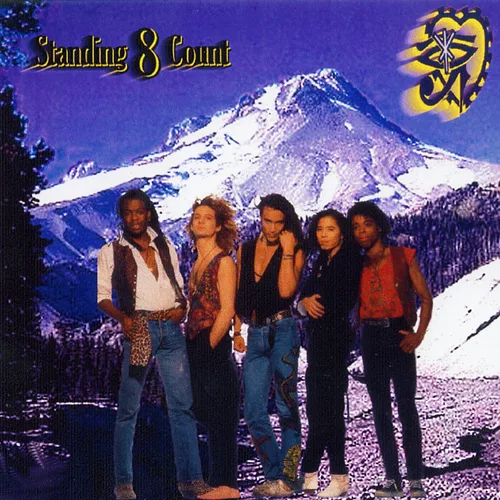 Official album cover art for the release Standing 8 Count by Dan Reed Network
