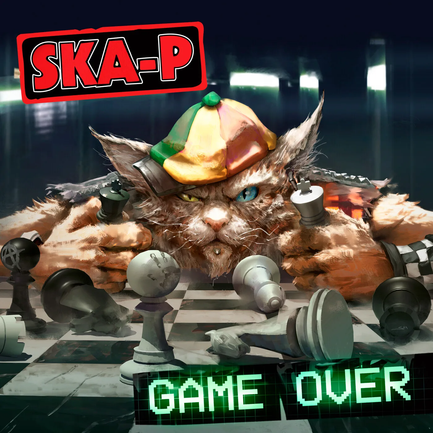 Official album cover art for the release Game Over by Ska-P