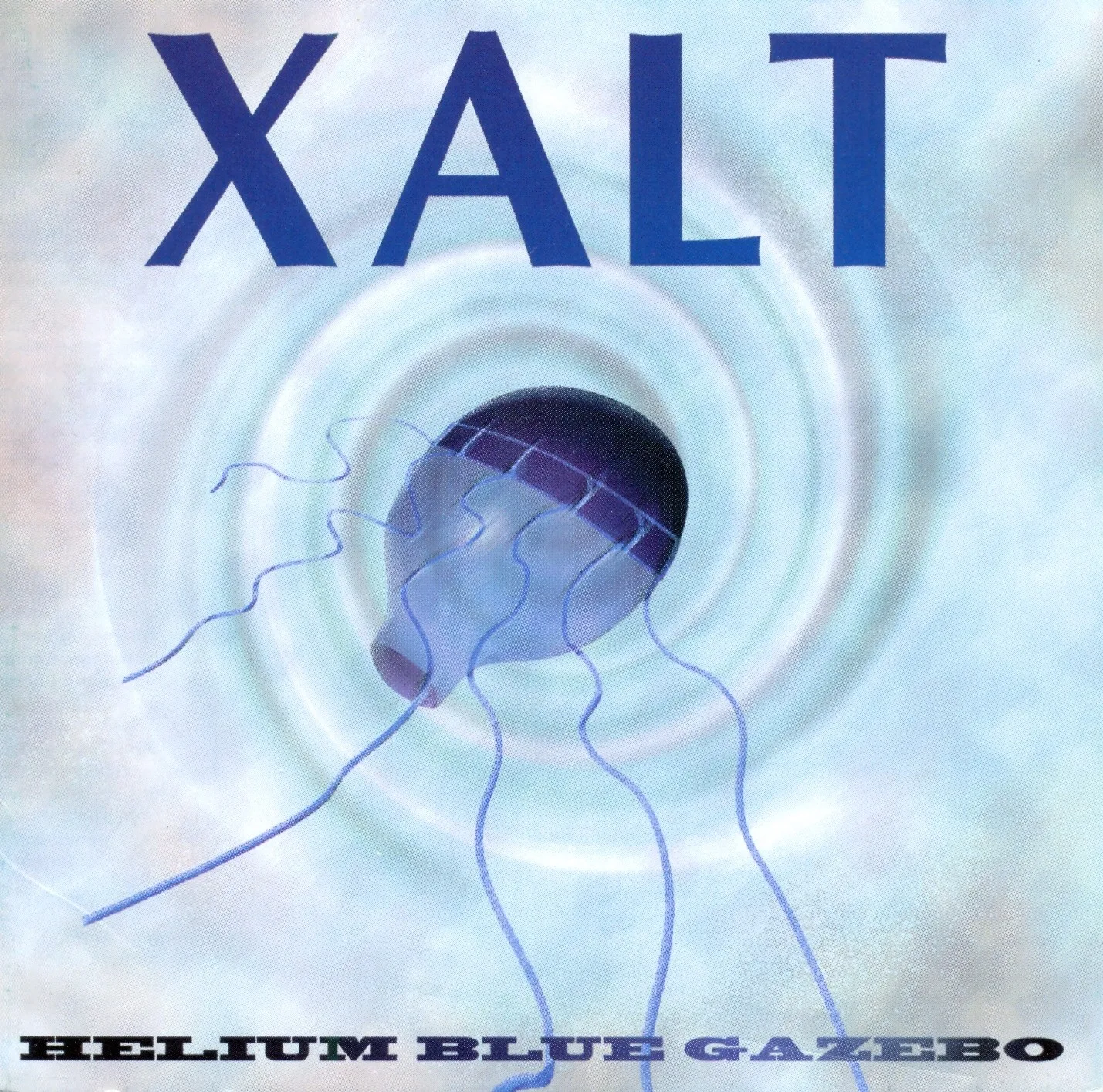 Official album cover art for the release Helium Blue Gazebo by Xalt