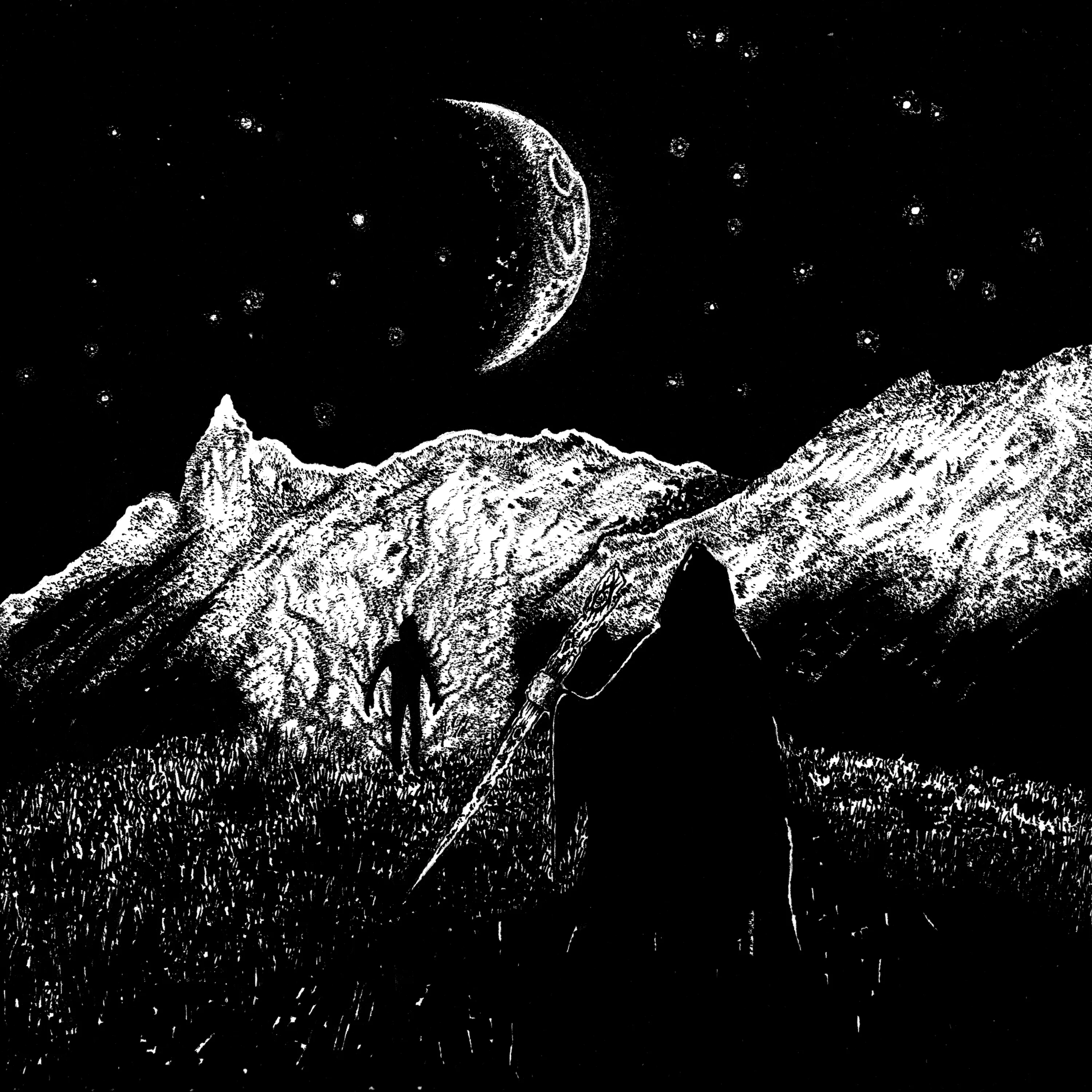 Official album cover art for the release What Sin Hath Twisted by Crucifixion Bell