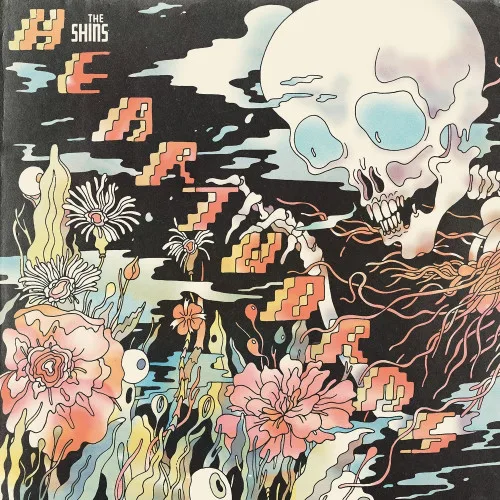 Official album cover art for the release Heartworms by The Shins