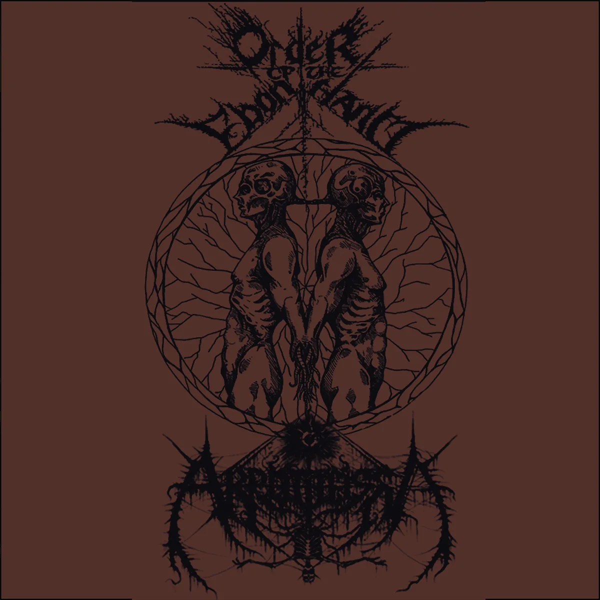 Official album cover art for the release Order of the Ebon Hand / Akrotheism by Order of the Ebon Hand