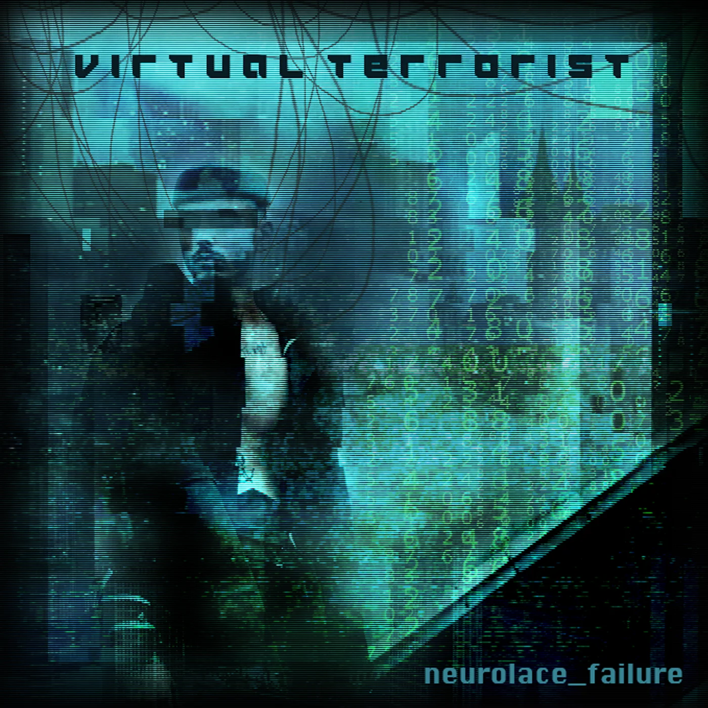 Official album cover art for the release Neurolace Failure by Virtual Terrorist