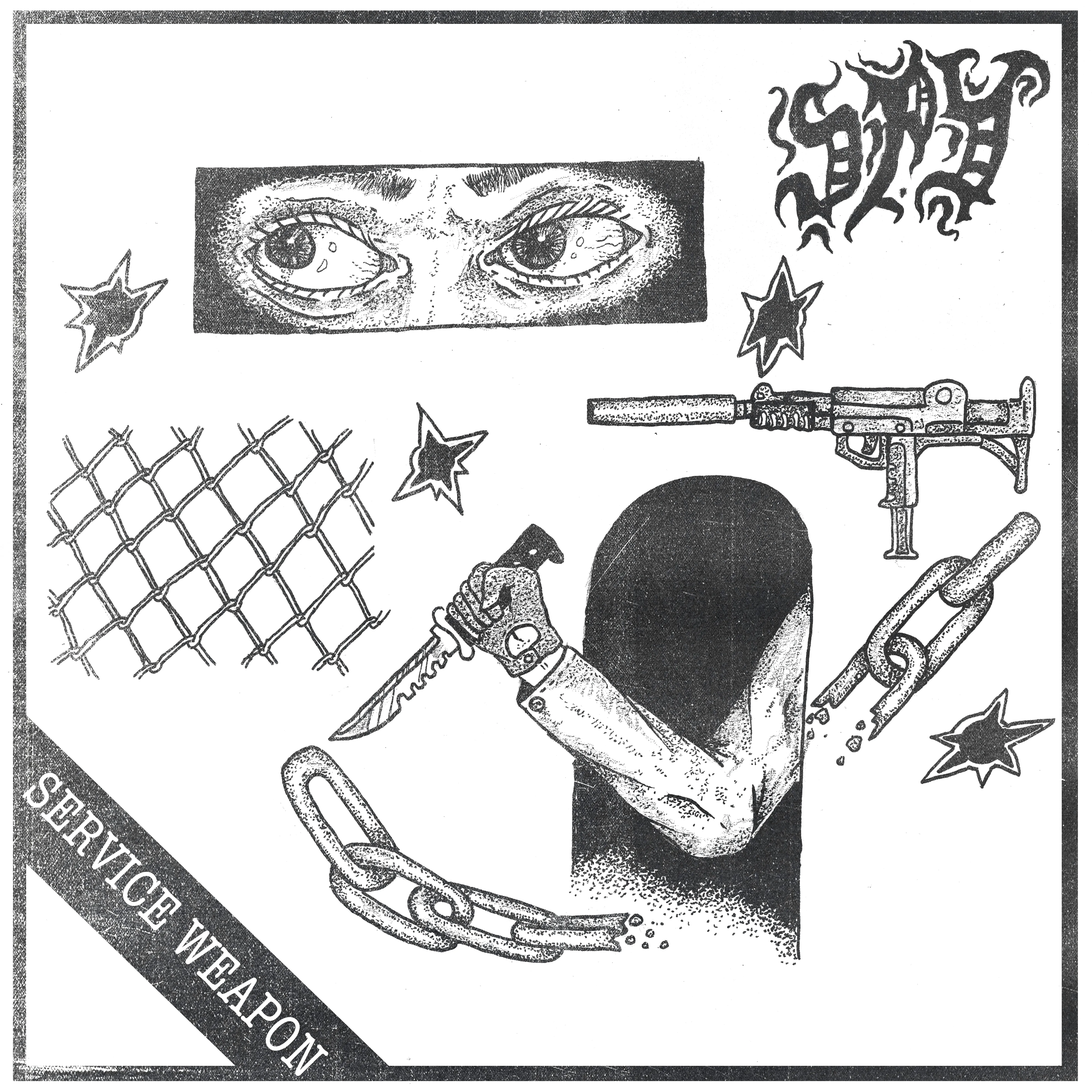 Official album cover art for the release Service Weapon by SPY