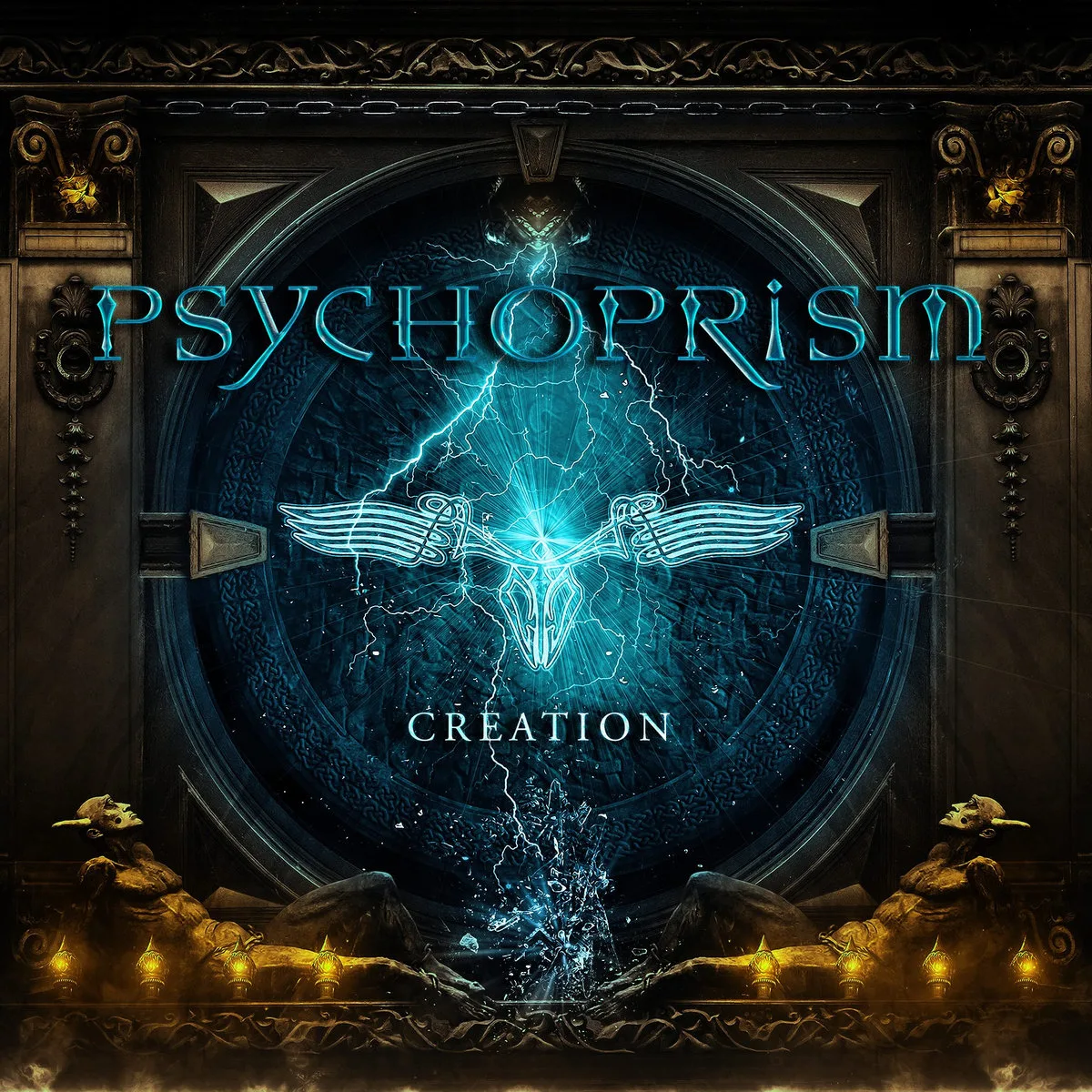 Official album cover art for the release Creation by Psychoprism