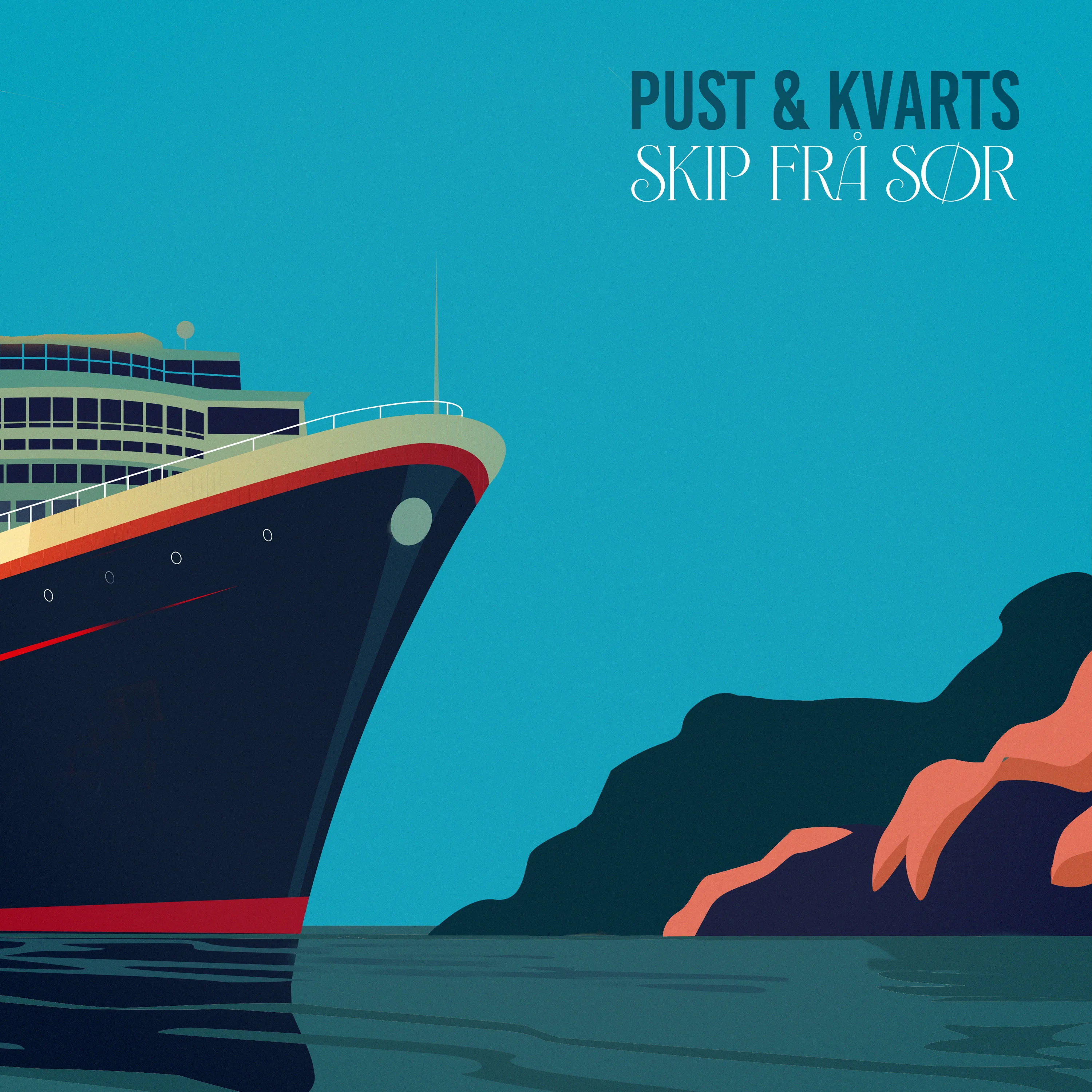 Official album cover art for the release Skip frå sør by Kvarts