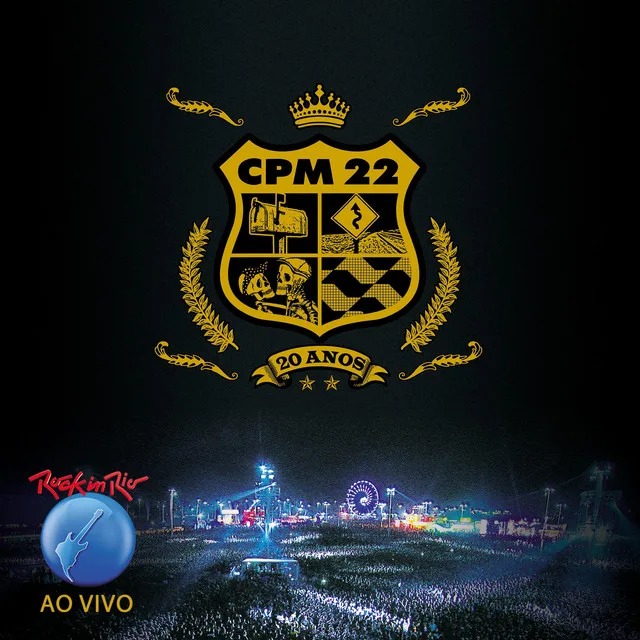Official album cover artwork for Ao vivo no Rock in Rio by CPM 22