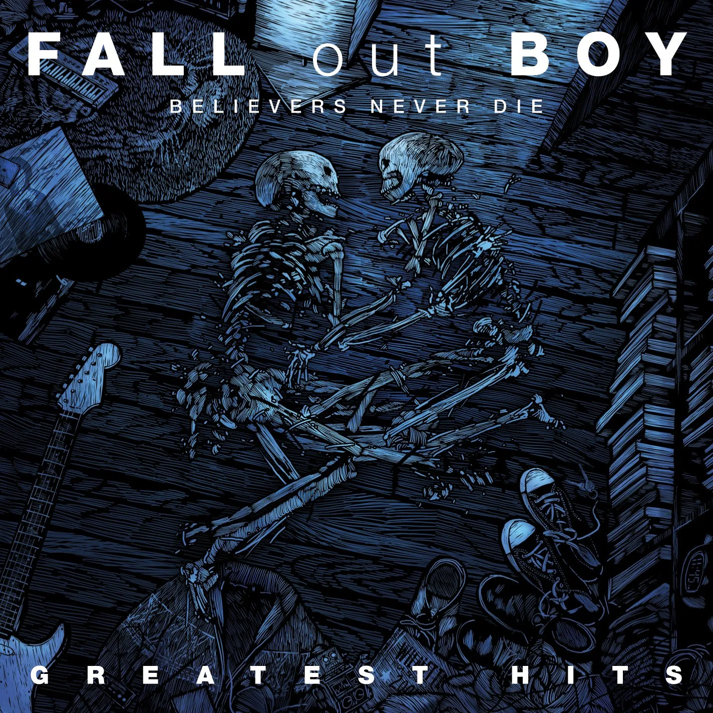 Saturday song track artwork featured on the album Greatest Hits: Believers Never Die by Fall Out Boy