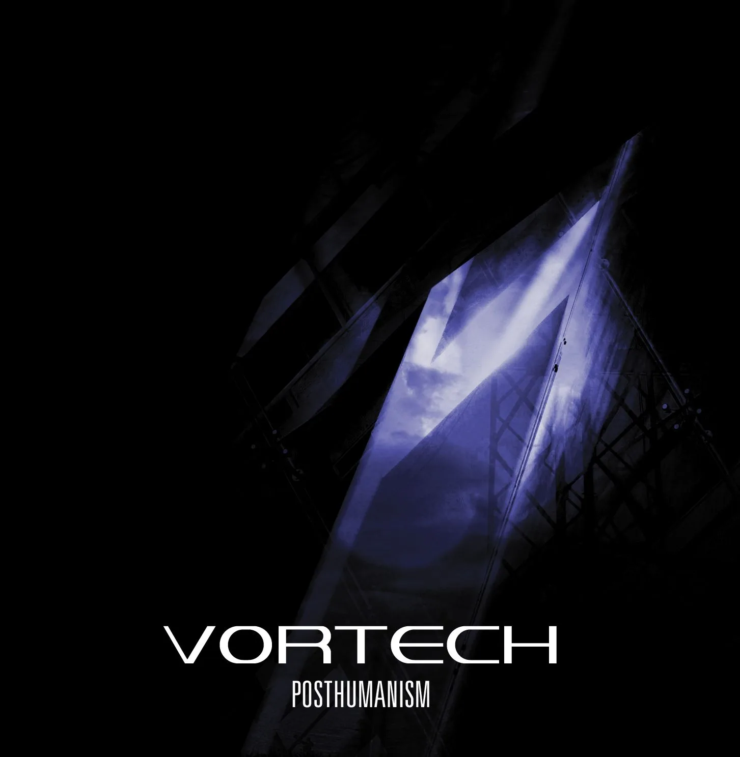 Official album cover art for the release Posthumanism by Vortech