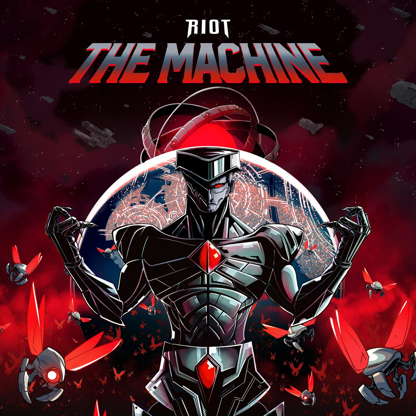 Official album cover art for the release The Machine by RIOT