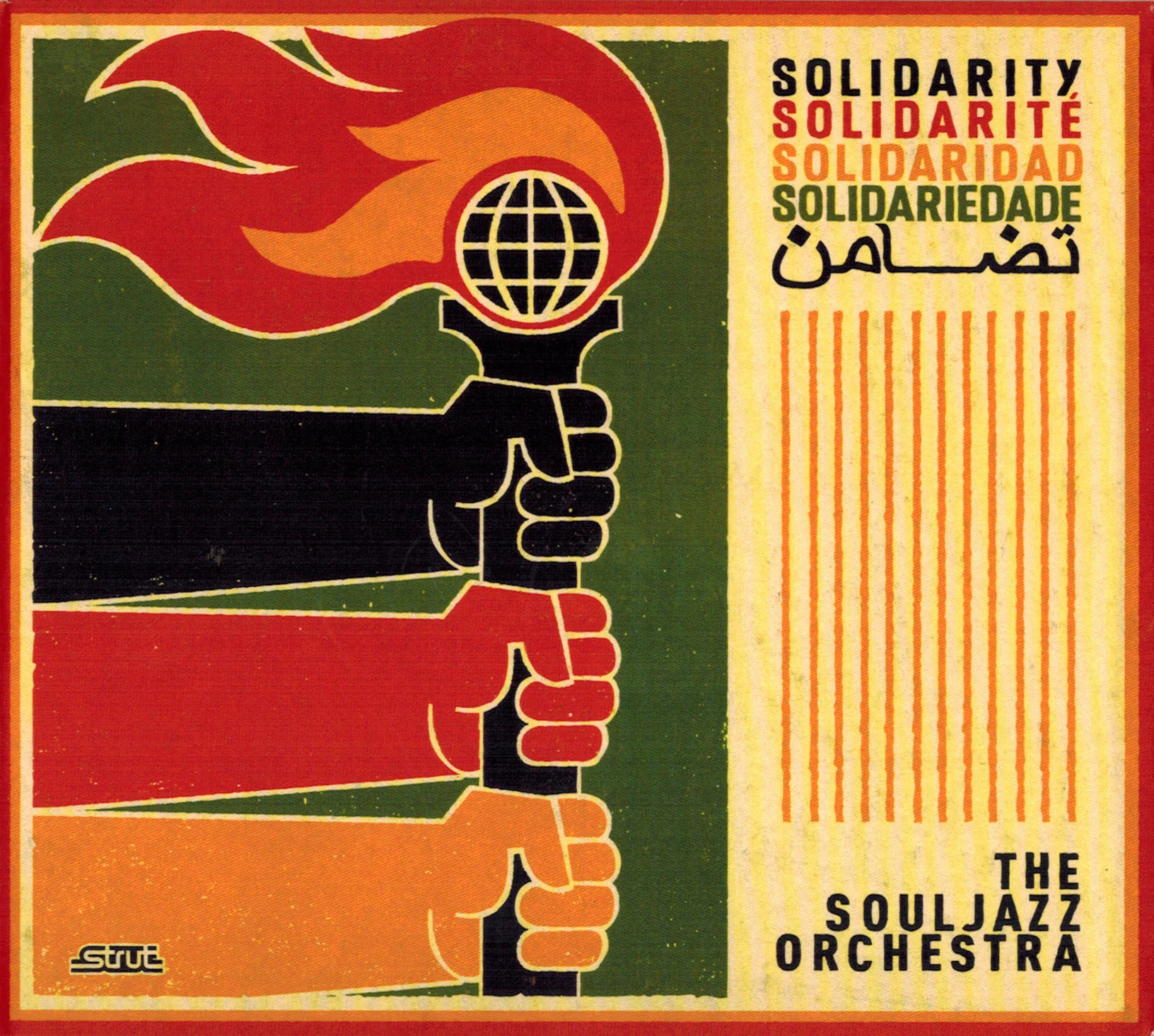 Official album cover art for the release Solidarity by The Souljazz Orchestra