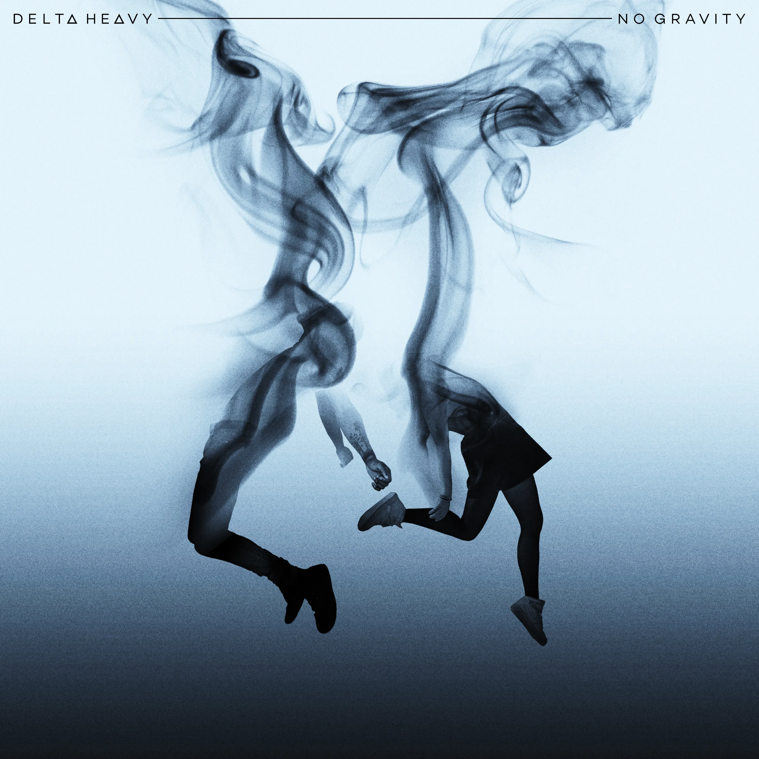 Official album cover art for the release No Gravity by Delta Heavy