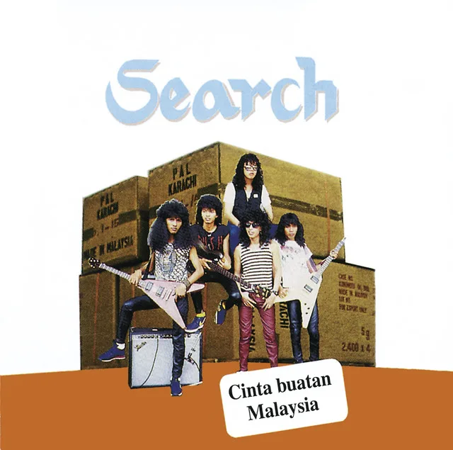 Official album cover art for the release Cinta Buatan Malaysia by Search