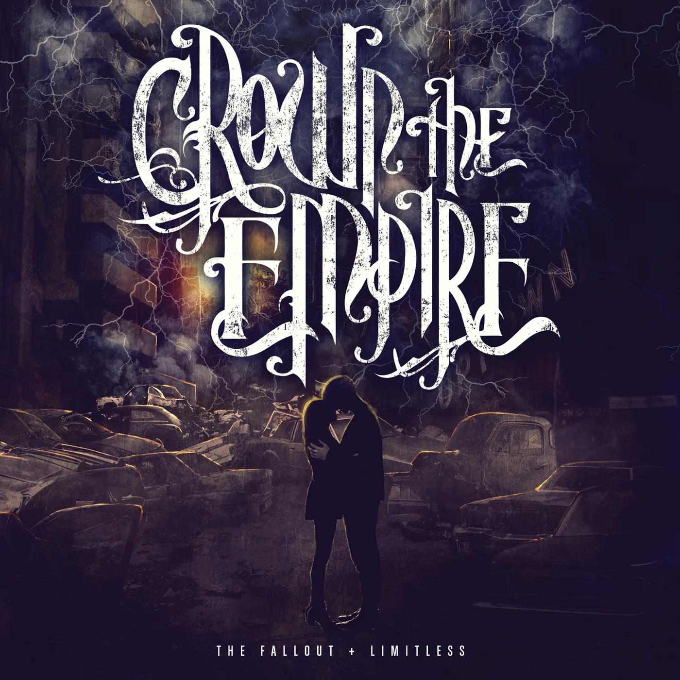 Official album cover art for the release The Fallout by Crown the Empire