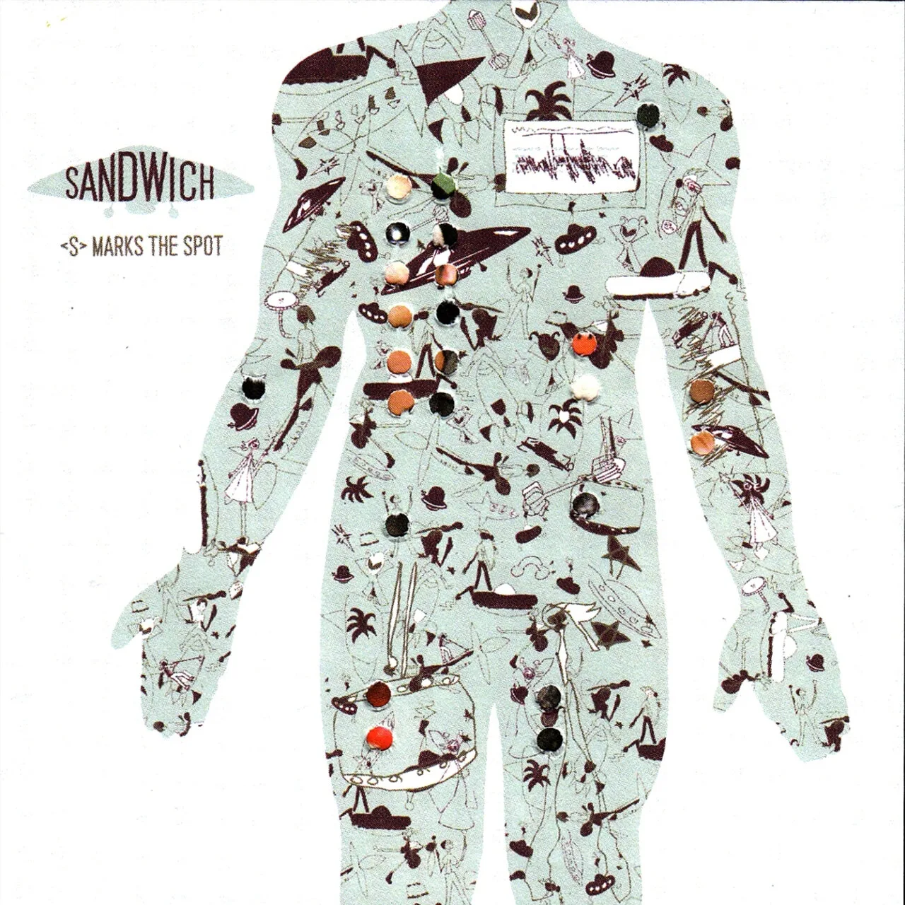 Official album cover art for the release S Marks the Spot by Sandwich