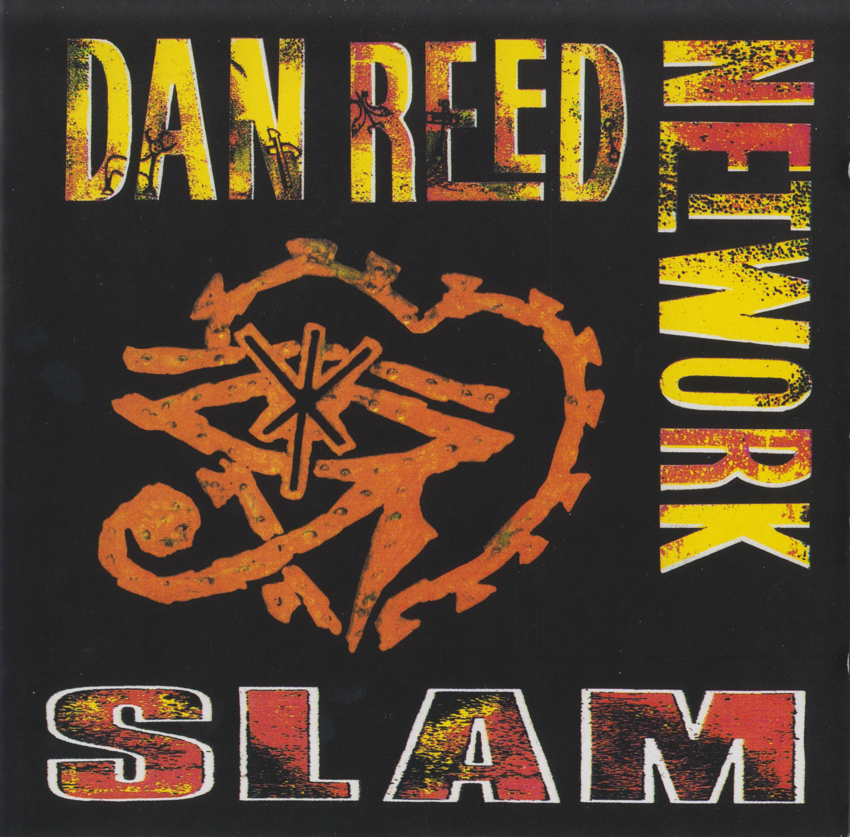 Official album cover art for the release Slam by Dan Reed Network
