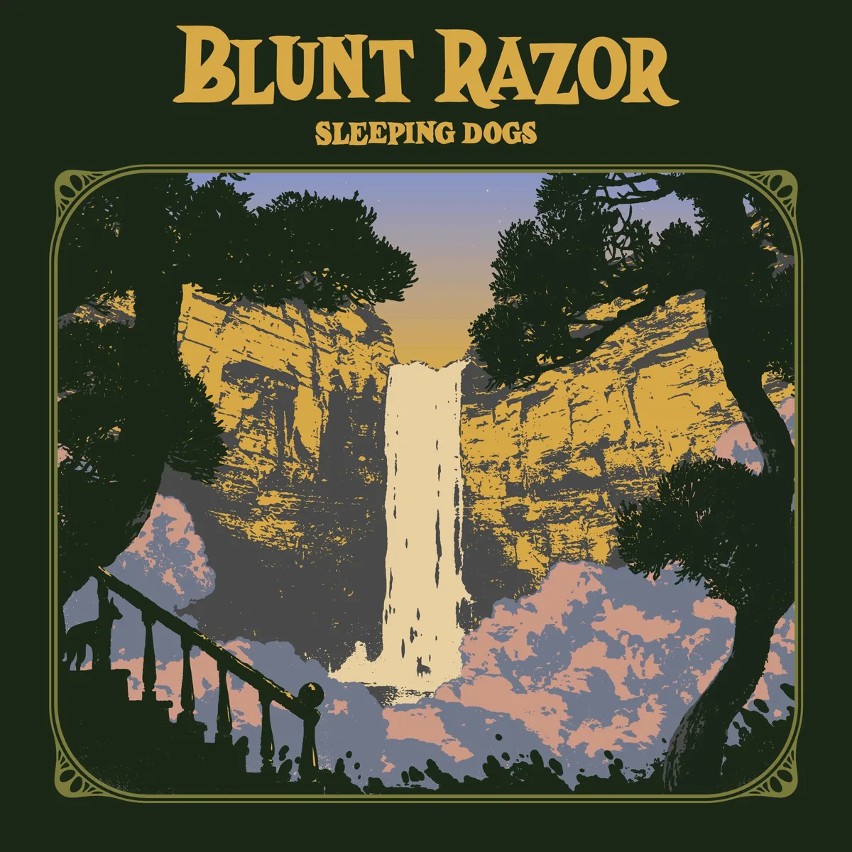 Official album cover art for the release Blunt Razor by Sleeping Dogs