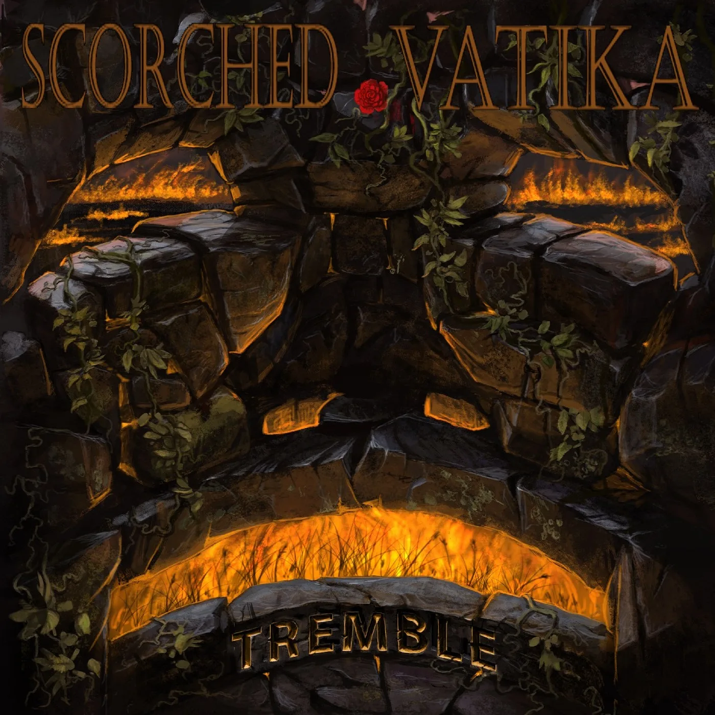 Official album cover art for the release Tremble by Scorched Vatika