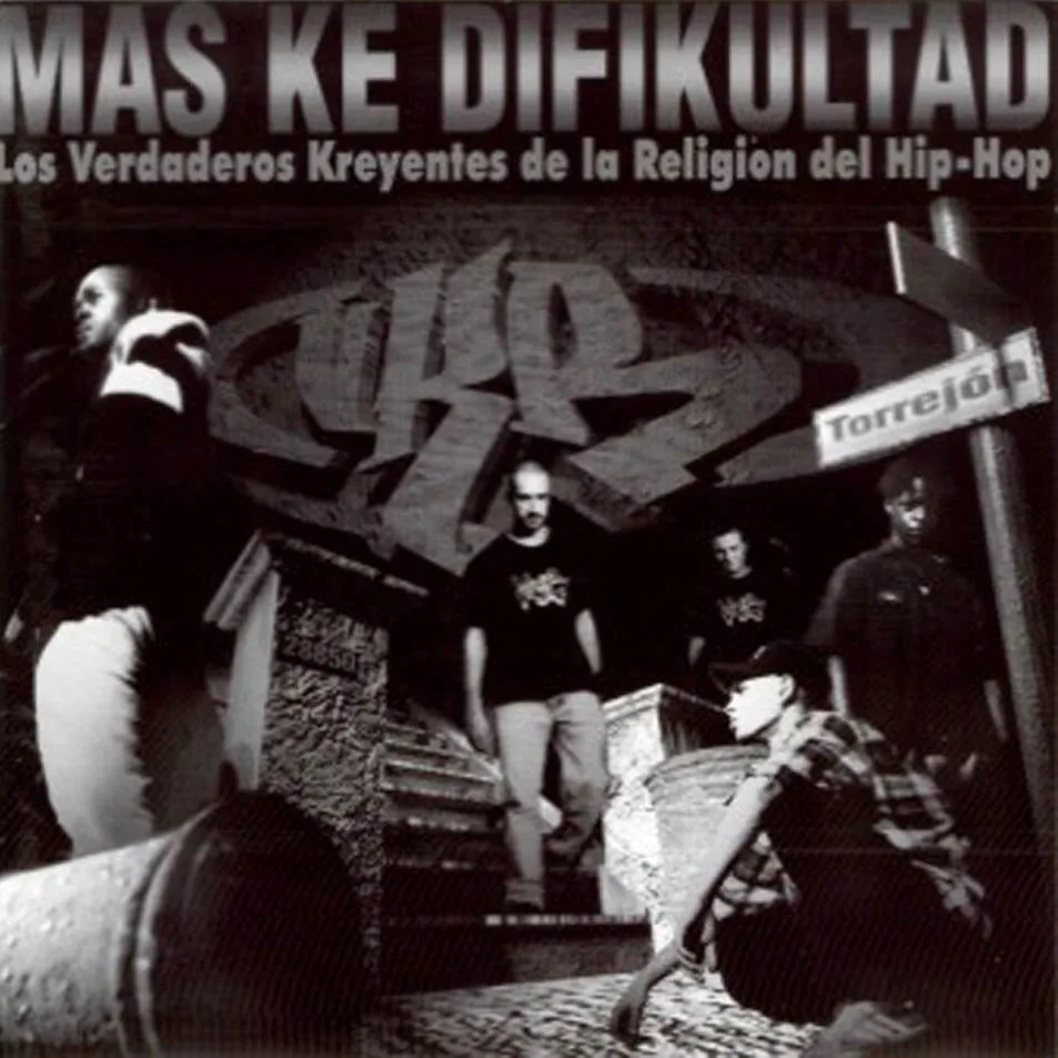 Official album cover art for the release Más ke difikultad by Los Verdaderos Kreyentes de la Religión del Hip Hop