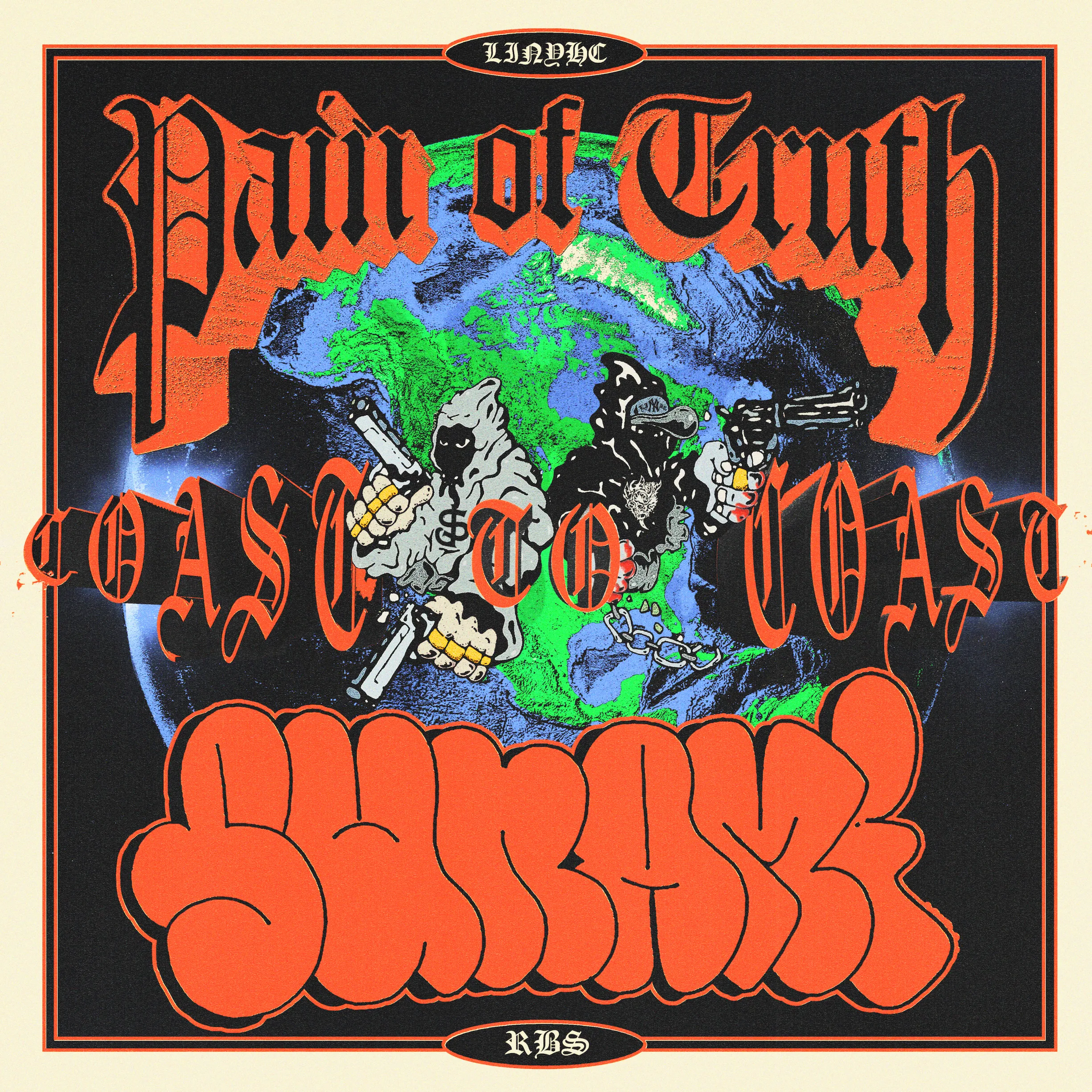 Official album cover art for the release Coast to Coast by SUNAMI