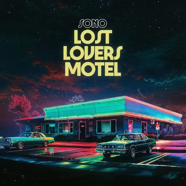 Official album cover art for the release Lost Lovers Motel by Sono