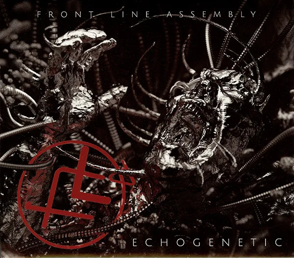 Heartquake song track artwork featured on the album Echogenetic by Front Line Assembly