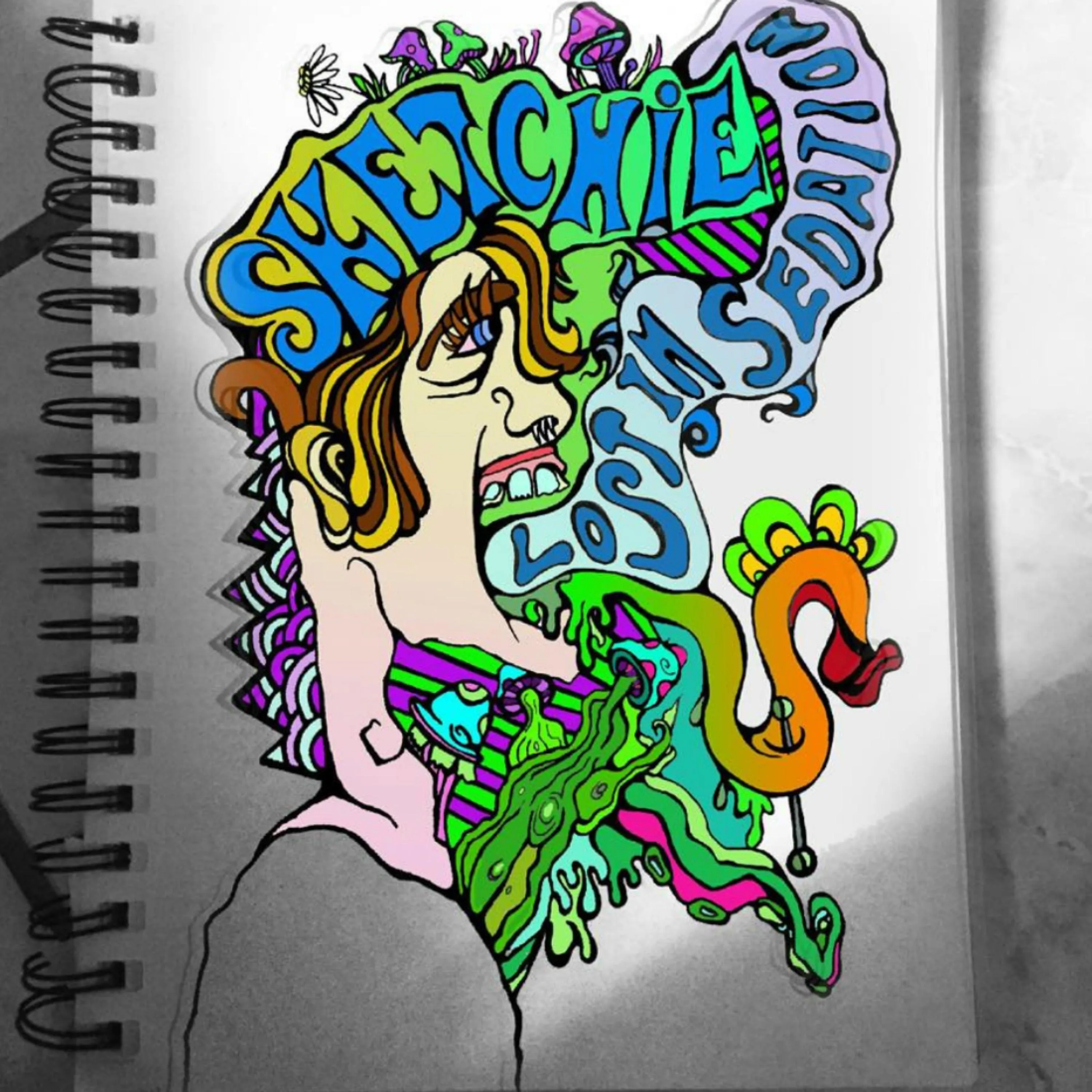 Official album cover art for the release Lost in Sedation by Sketchie