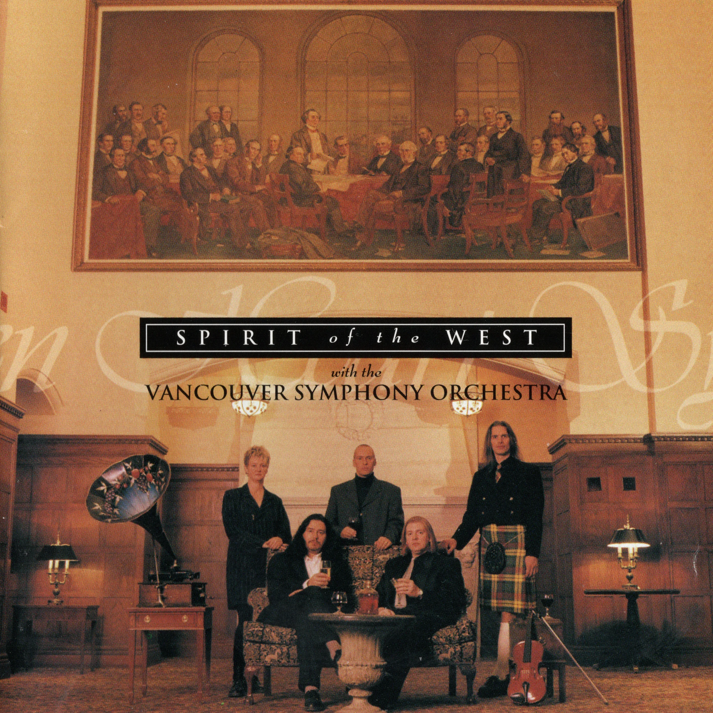 Official album cover art for the release Open Heart Symphony by Spirit of the West