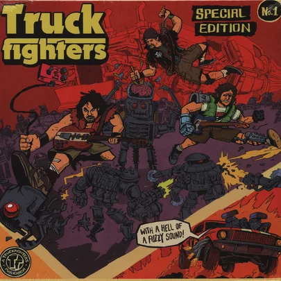 Official album cover art for the release Gravity X / Phi by Truckfighters