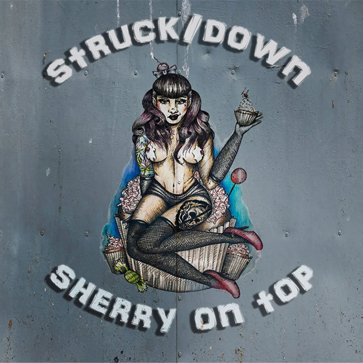 Official album cover art for the release Sherry On Top by Struck/Down