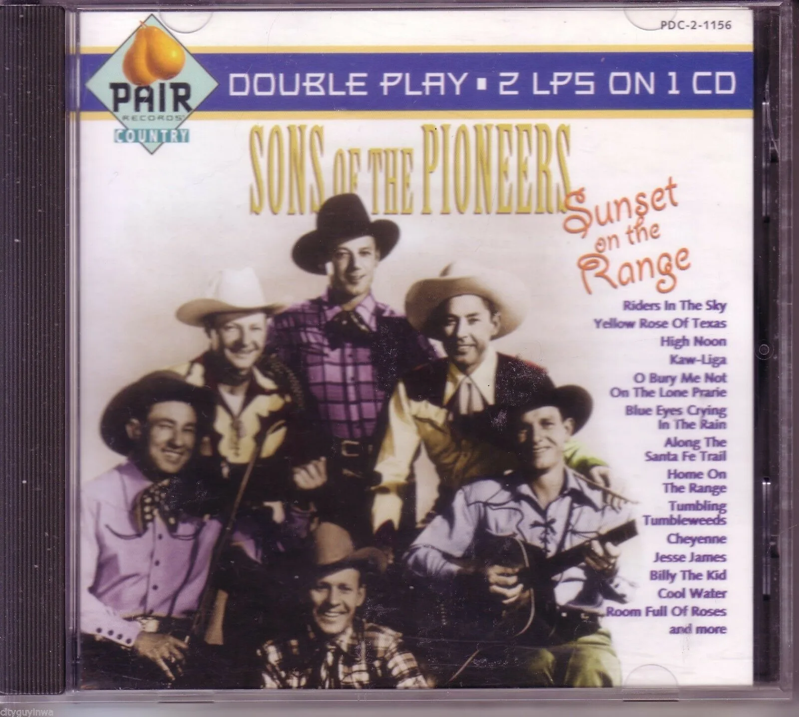 Chant of the Wanderer song track artwork featured on the album Sunset on the Range by Sons of the Pioneers