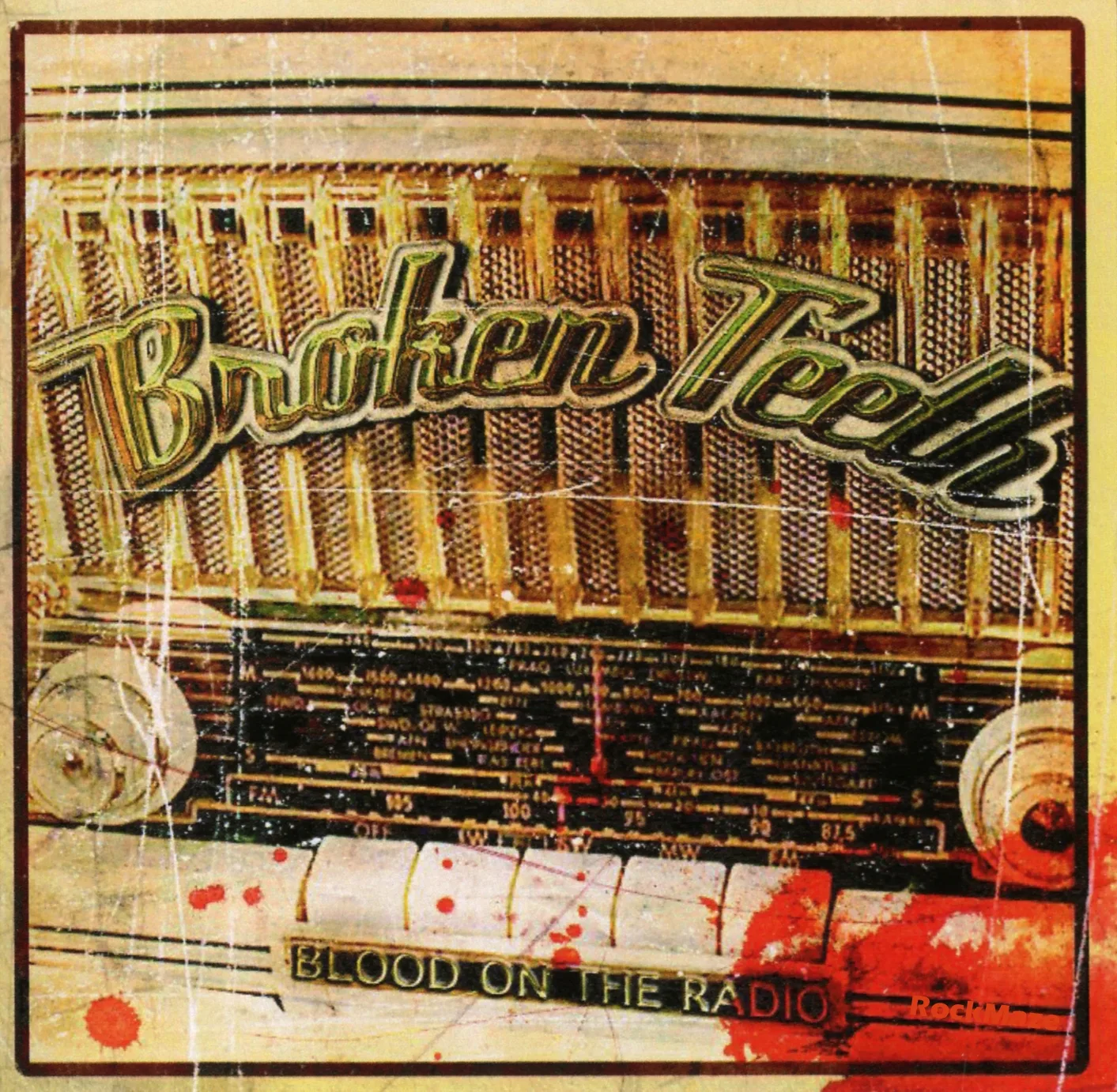Official album cover art for the release Blood on the Radio by Broken Teeth