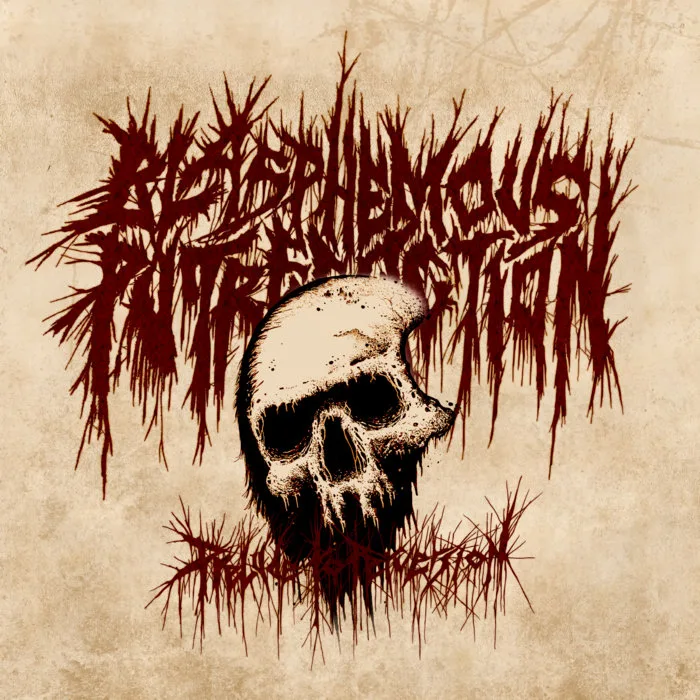 Official album cover art for the release Prelude to Perversion by Blasphemous Putrefaction