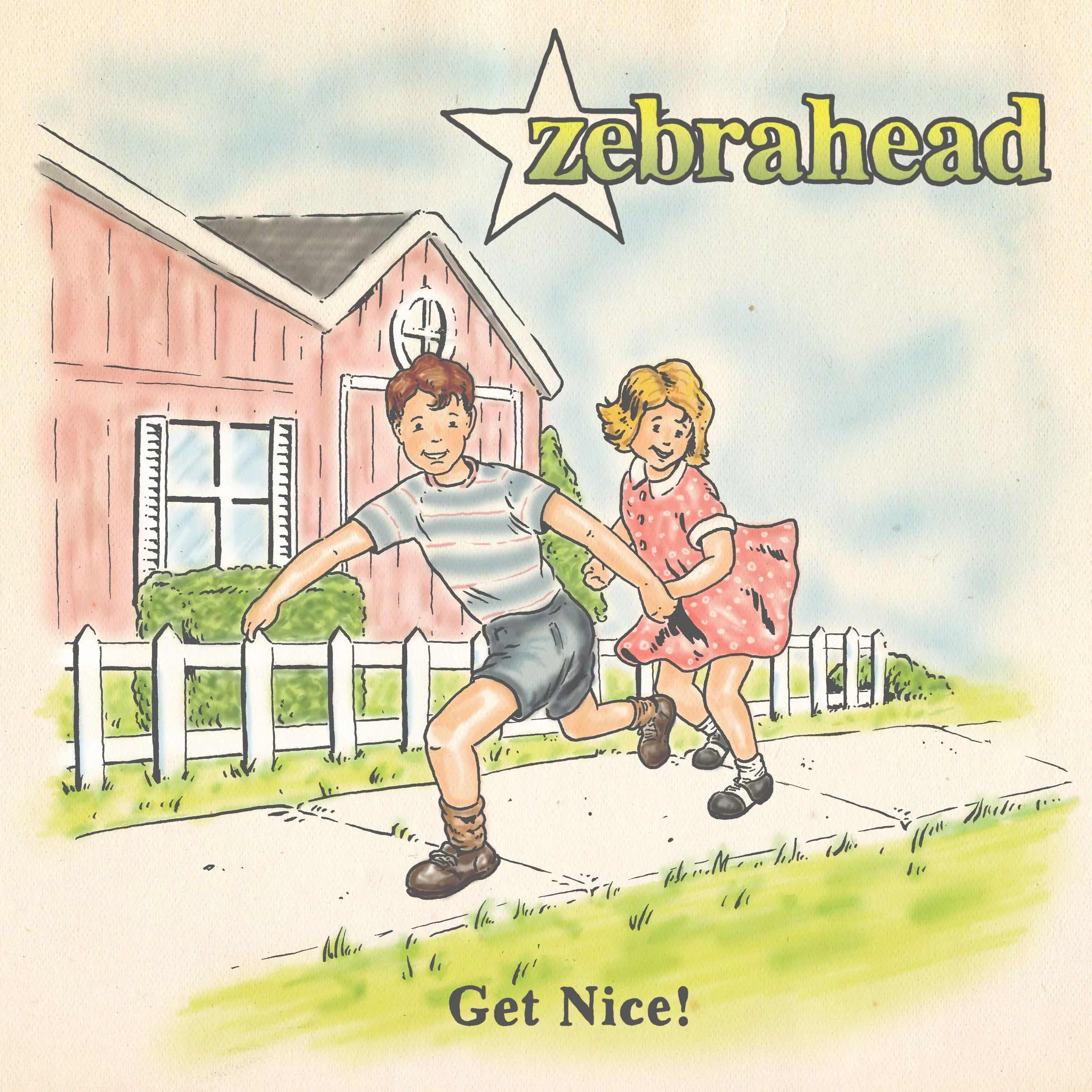 Official album cover art for the release Get Nice! by Zebrahead