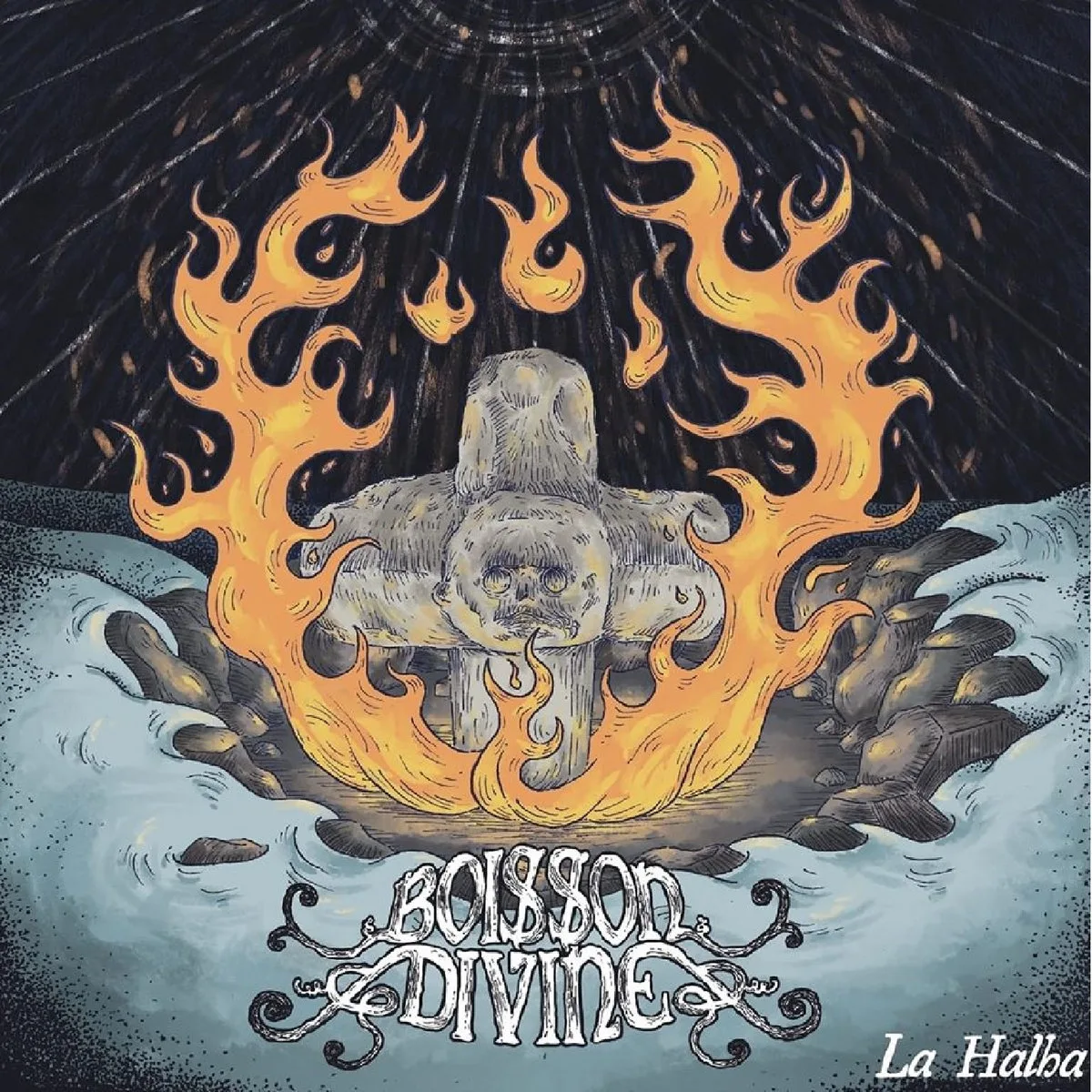 Official album cover art for the release La Halha by Boisson Divine