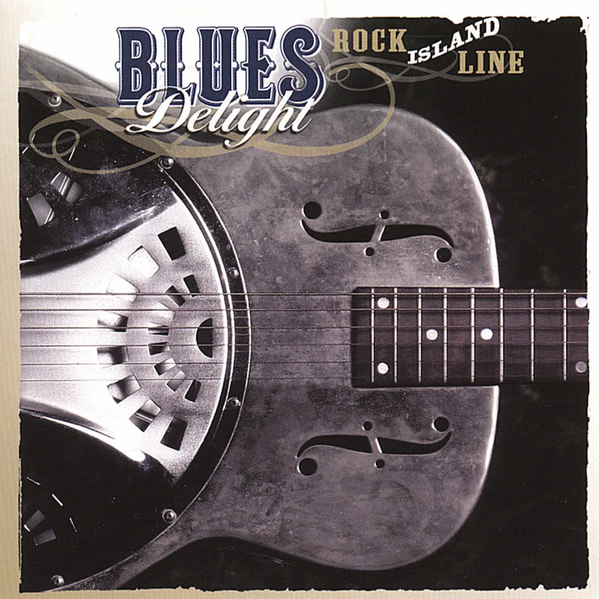 Official album cover art for the release Rock Island Line by Blues Delight