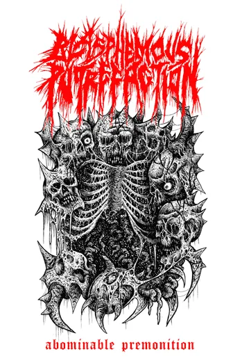 Official album cover art for the release Abominable Premonition by Blasphemous Putrefaction