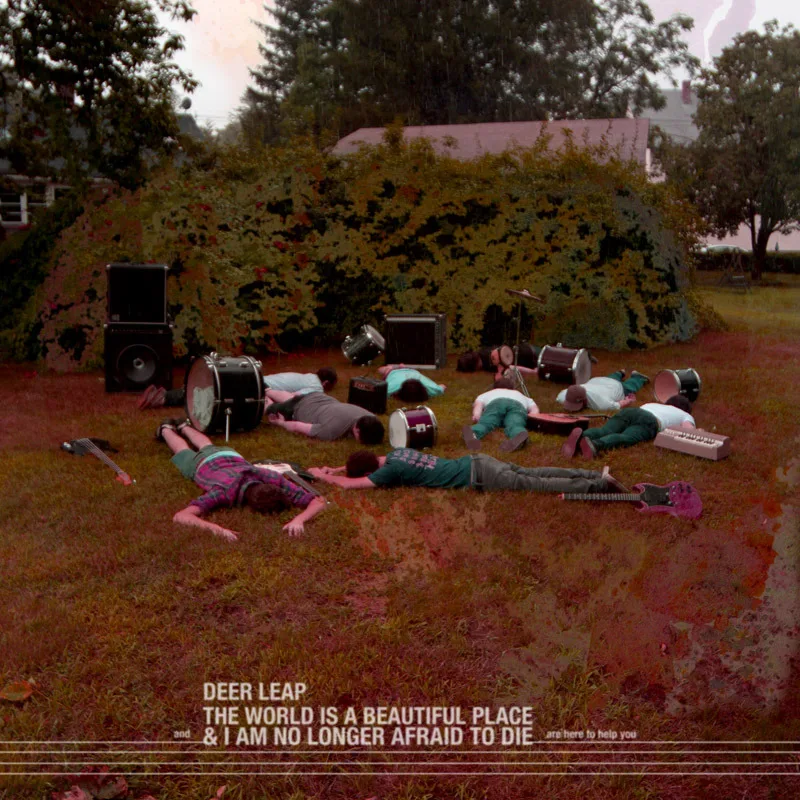 Official album cover art for the release Deer Leap and The World Is a Beautiful Place & I Am No Longer Afraid to Die Are Here to Help You by Deer Leap