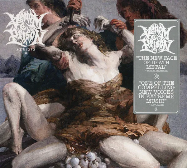 Official album cover art for the release Samsara by Venom Prison
