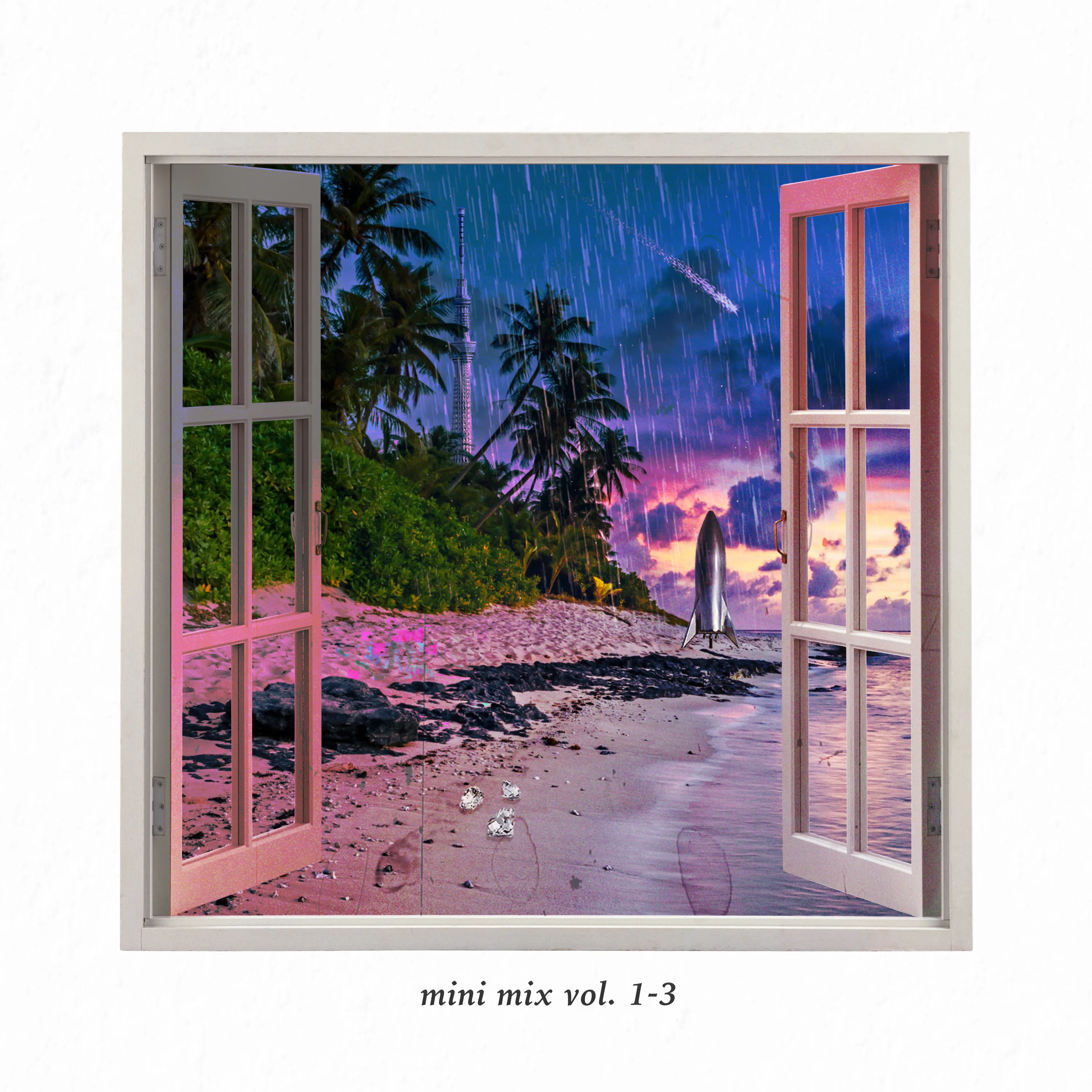 Official album cover art for the release mini mix vol. 1-3 by Magdalena Bay
