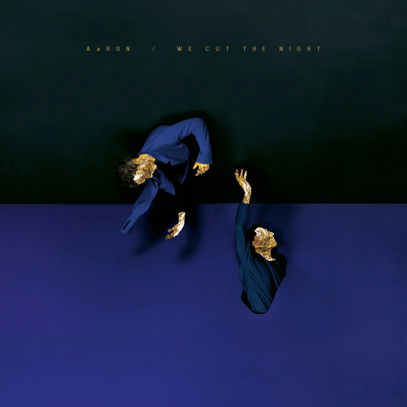 Official album cover art for the release We Cut the Night by AaRON