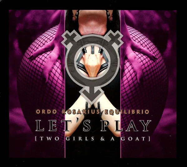 Official album cover art for the release Let’s Play [Two Girls & a Goat] by Ordo Rosarius Equilibrio