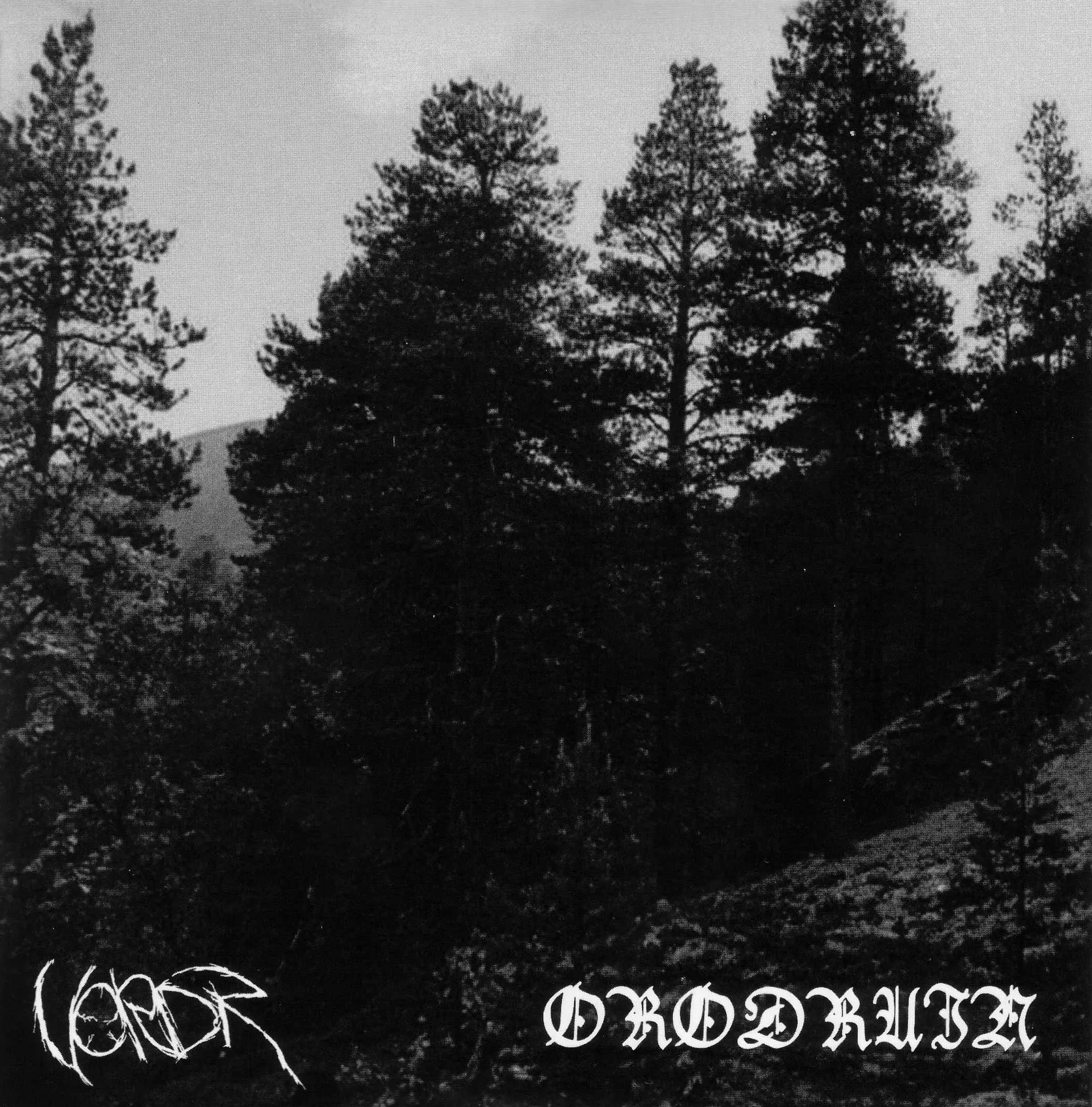 Official album cover art for the release Vordr / Orodruin by Vordr