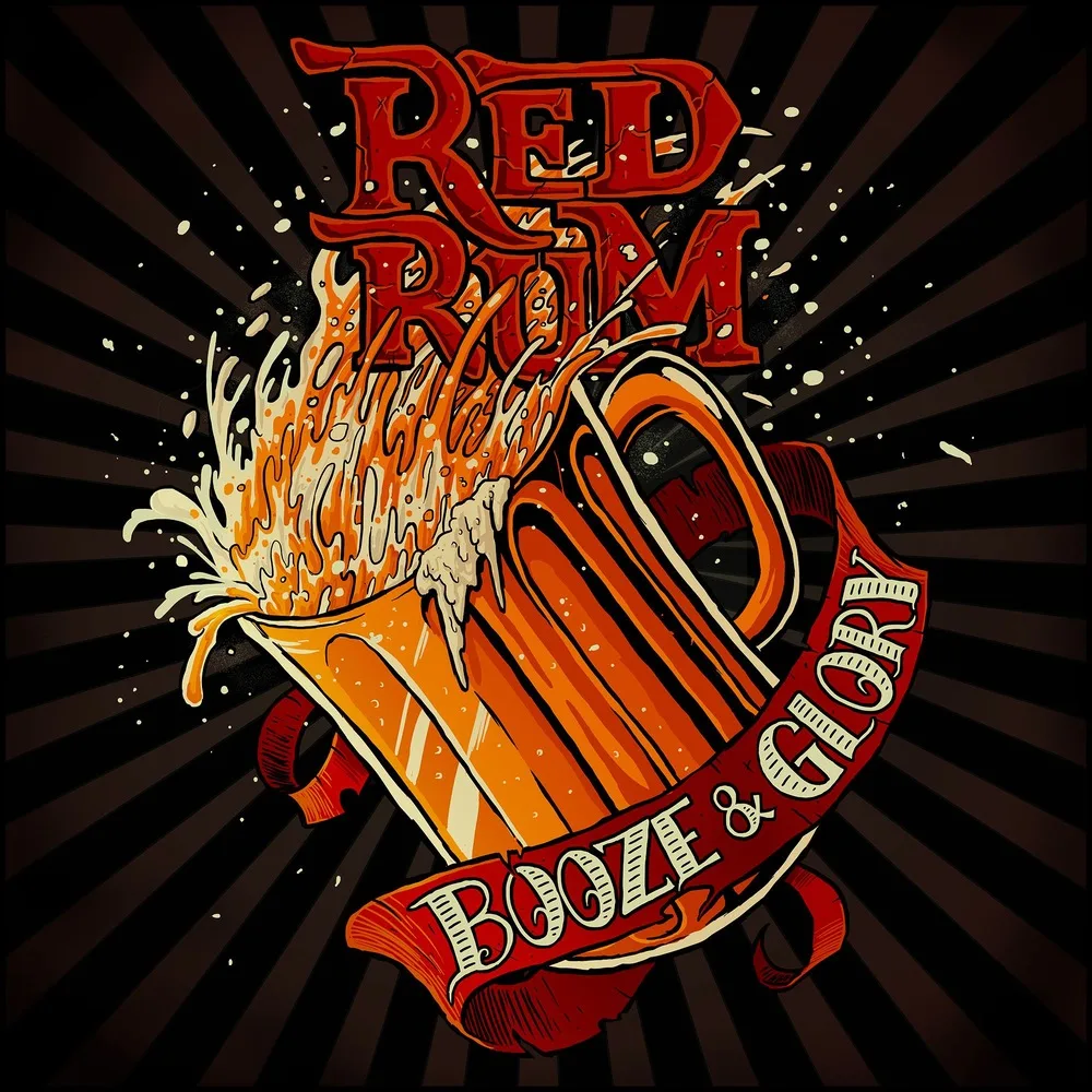 Official album cover art for the release Booze and Glory by Red Rum